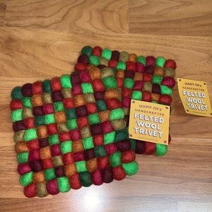 NWT Trader Joe’s Felted Wool Trivet